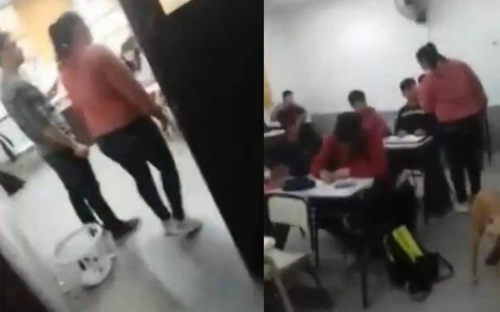 Madre golpea a estudiante por hacerle bullying a su hijo 1